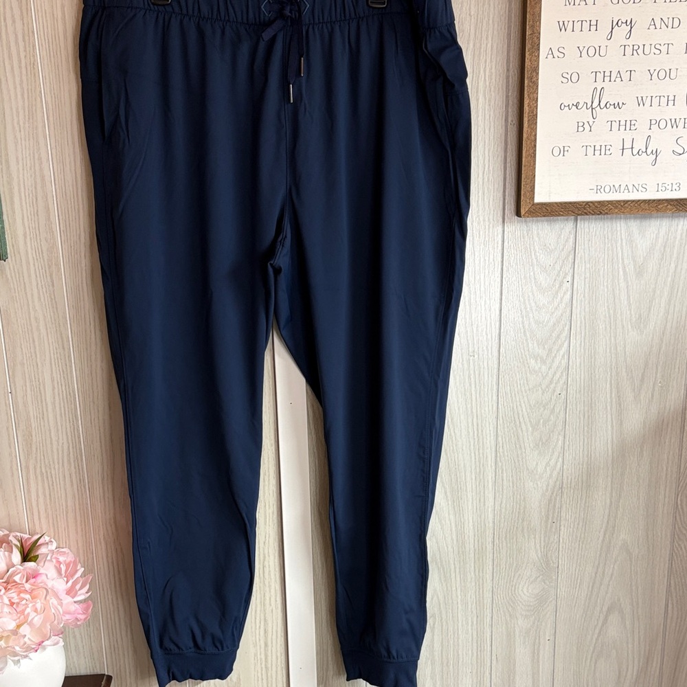 Navy Blue Jogger Pants